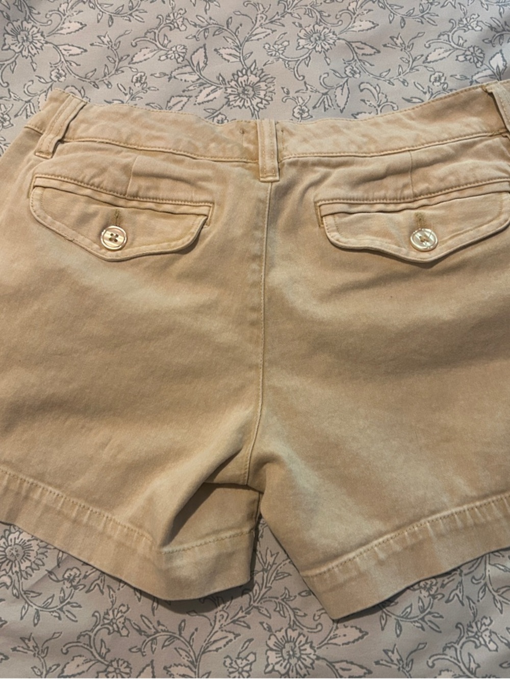 True Craft Women's Beige Cotton Shorts - Picture 3 of 9